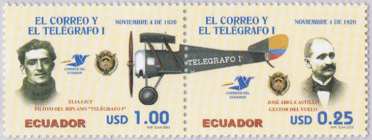 Ecuador 2005 Elia Luit Telegrafi I stamp